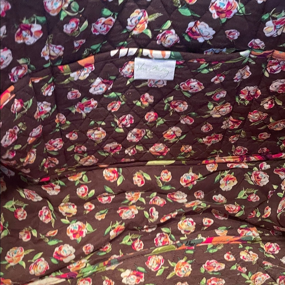 Vera Bradley Floral Quilted Tote Bag - Picture 5 of 5